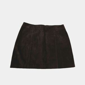 Old Navy Real Leather Suede Pencil Skirt Brown 14 City Classic Sustainable #15